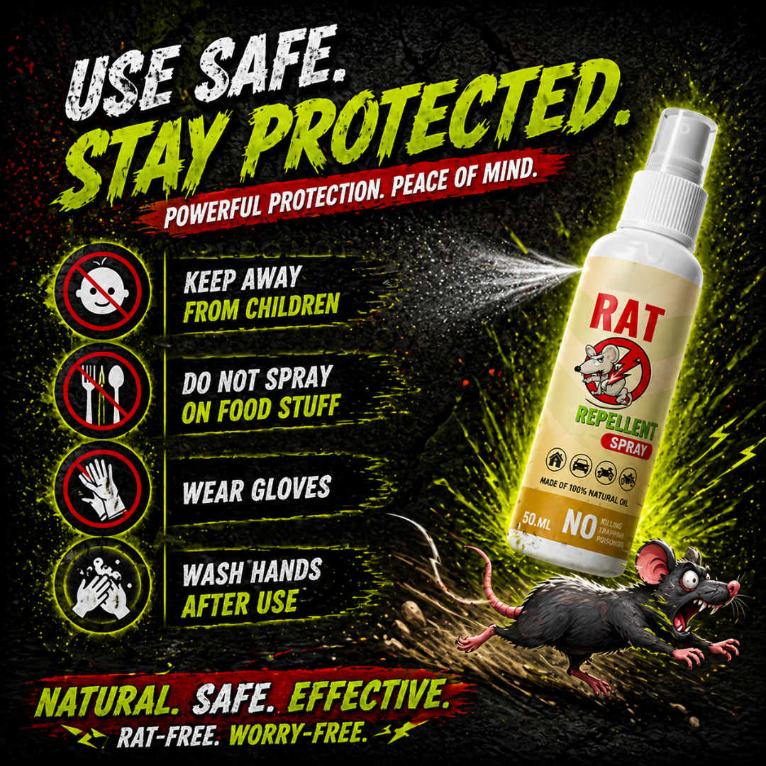 Rat Repellent Spray – Safe, Effective, and Eco-friendly