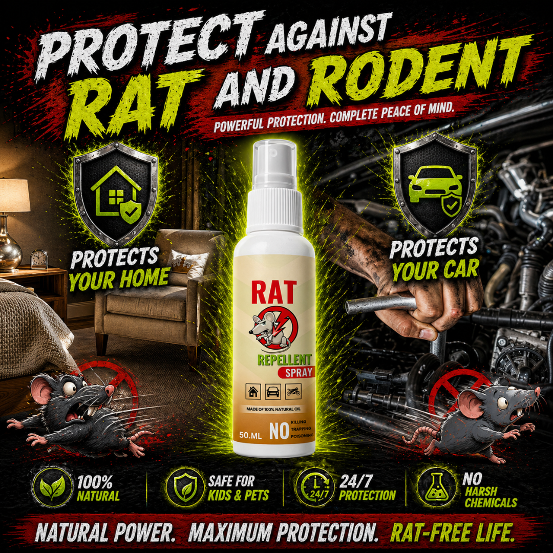 Rat Repellent Spray – Safe, Effective, and Eco-friendly
