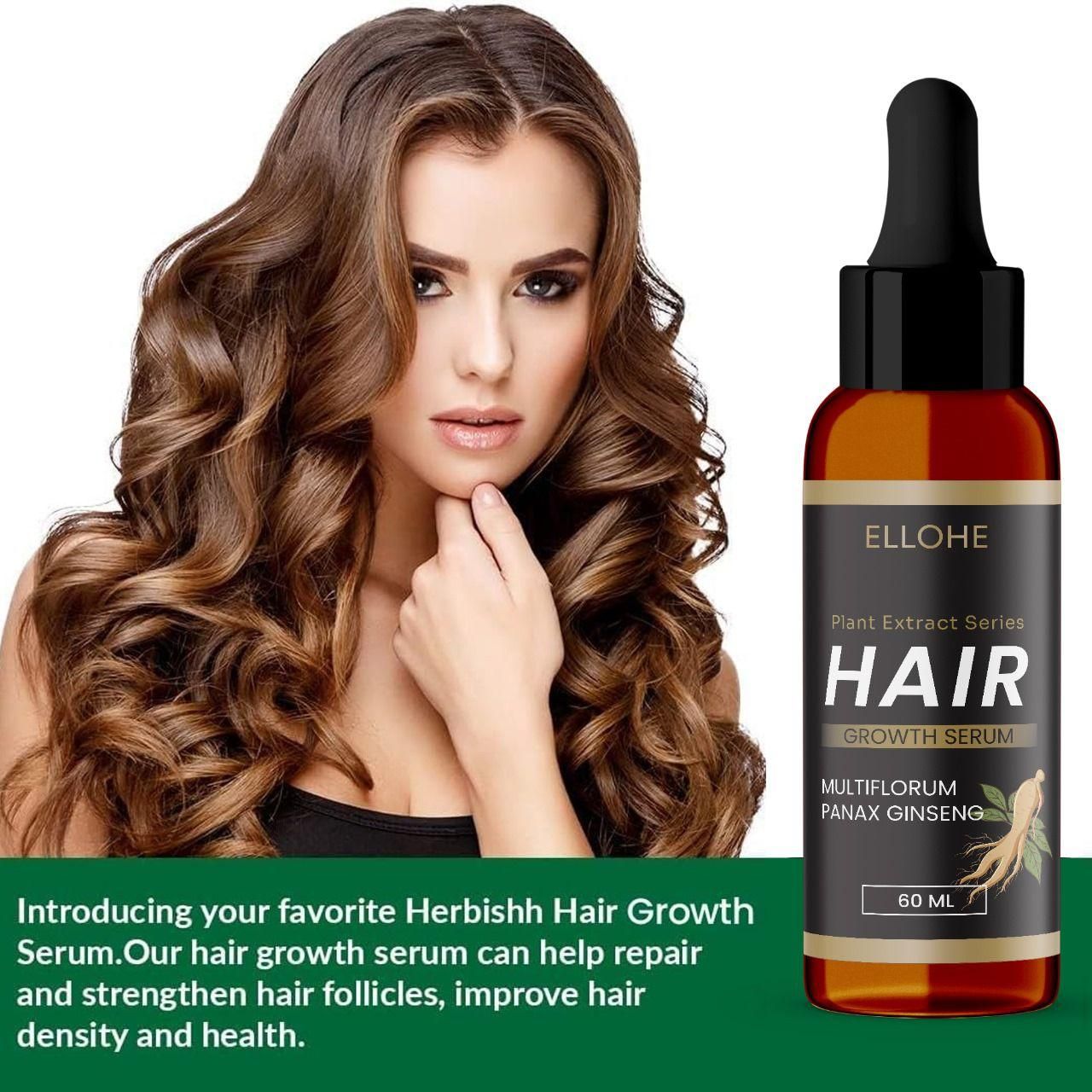 ELLOHE Plant Extract Series Hair Growth Serum 60ml Pack of 1